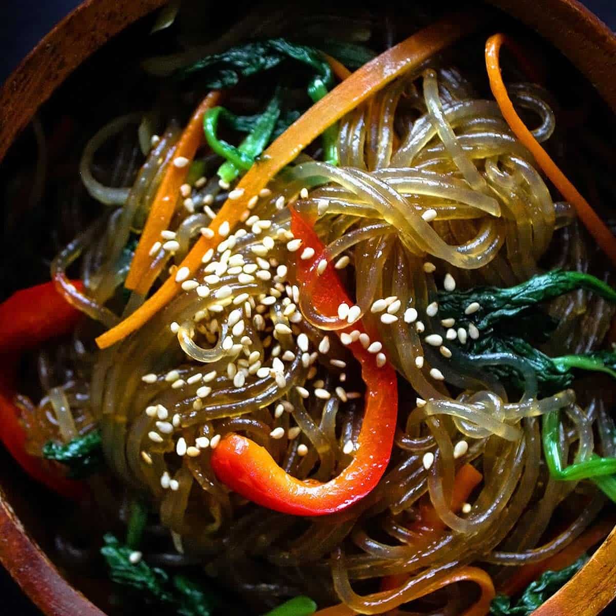 Japchae Secrets: Chewy Korean Glass Noodles, Sweet & Savory